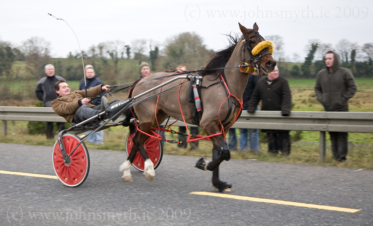 Horse & Sulky races outside Carrick-on-Shannon