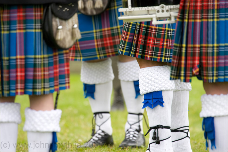 Performers at the 2008 All-Ireland Piping Festival, Ennis, Co. Clare.