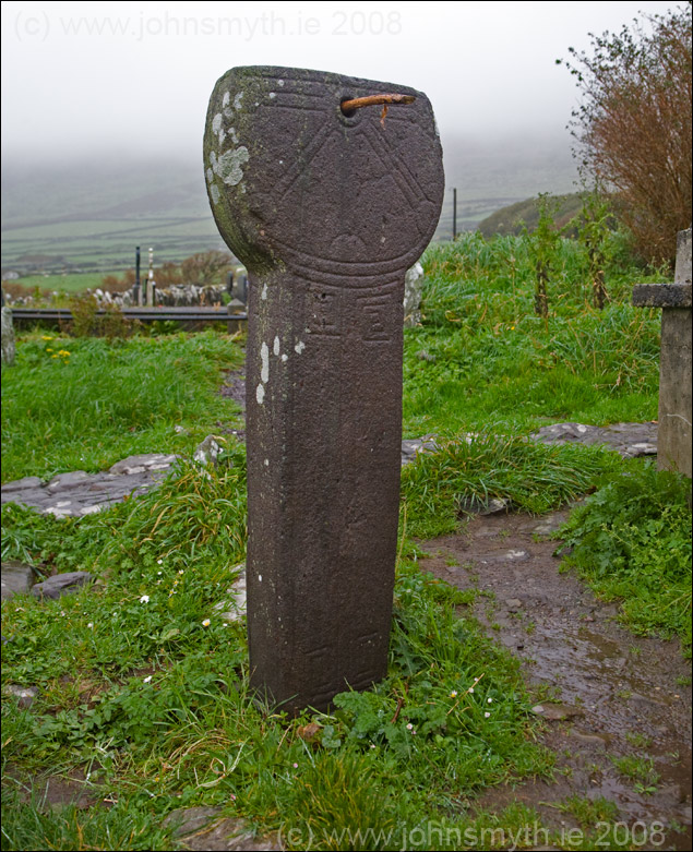 Ancient sundial on Dingle peninsula, Kerry, Ireland 