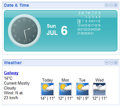 Weather symbols