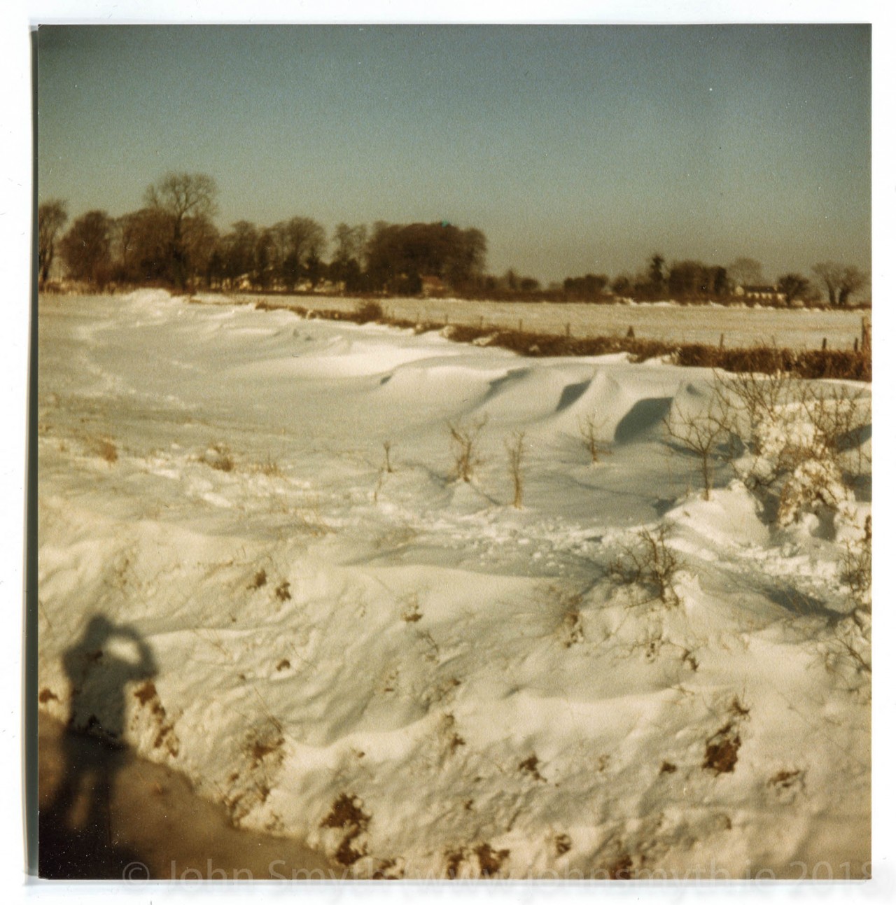 Snowdrifts in Rahugh, co. Westmeath in 1982